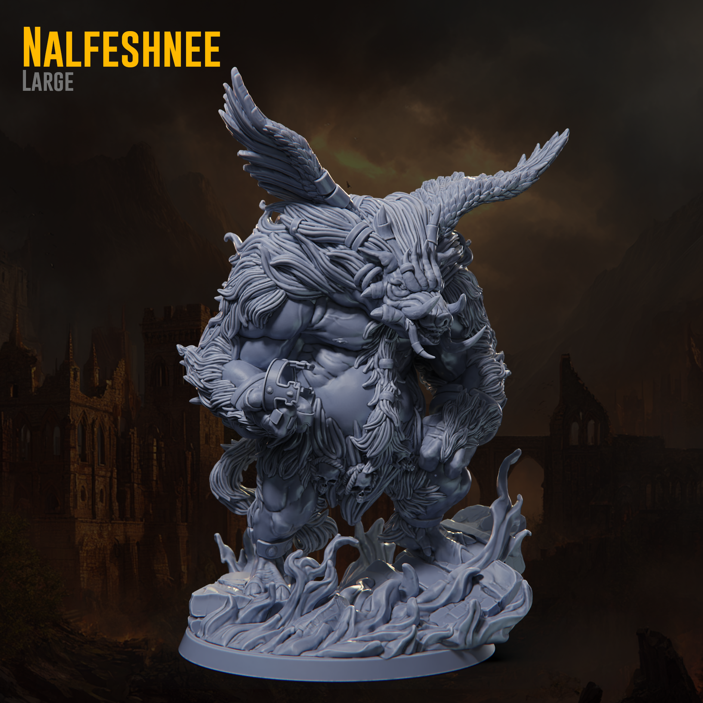 Claymore Miniatures - Nalfeshnee (Large) - Riders of Ruin 2025 November