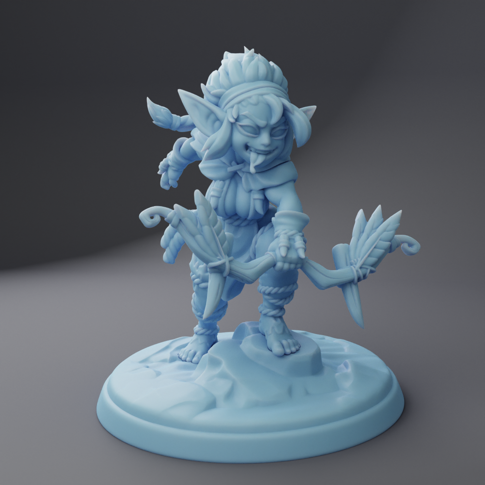 Twin Goddess Miniatures - Stick the Goblin Ranger - Goblin Month #2 2023 September