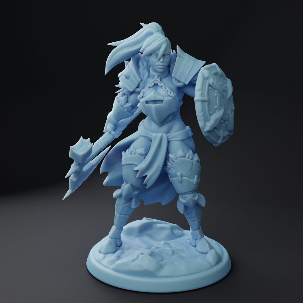 Twin Goddess Miniatures - Ankh Orc Forge Cleric - Oaken Hollow Heroes 2022 September