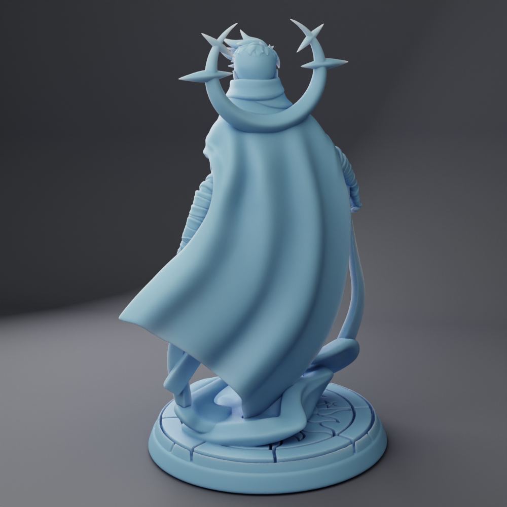 Twin Goddess Miniatures - Astrall, the Moonlit Knight - Superhero 2024 June