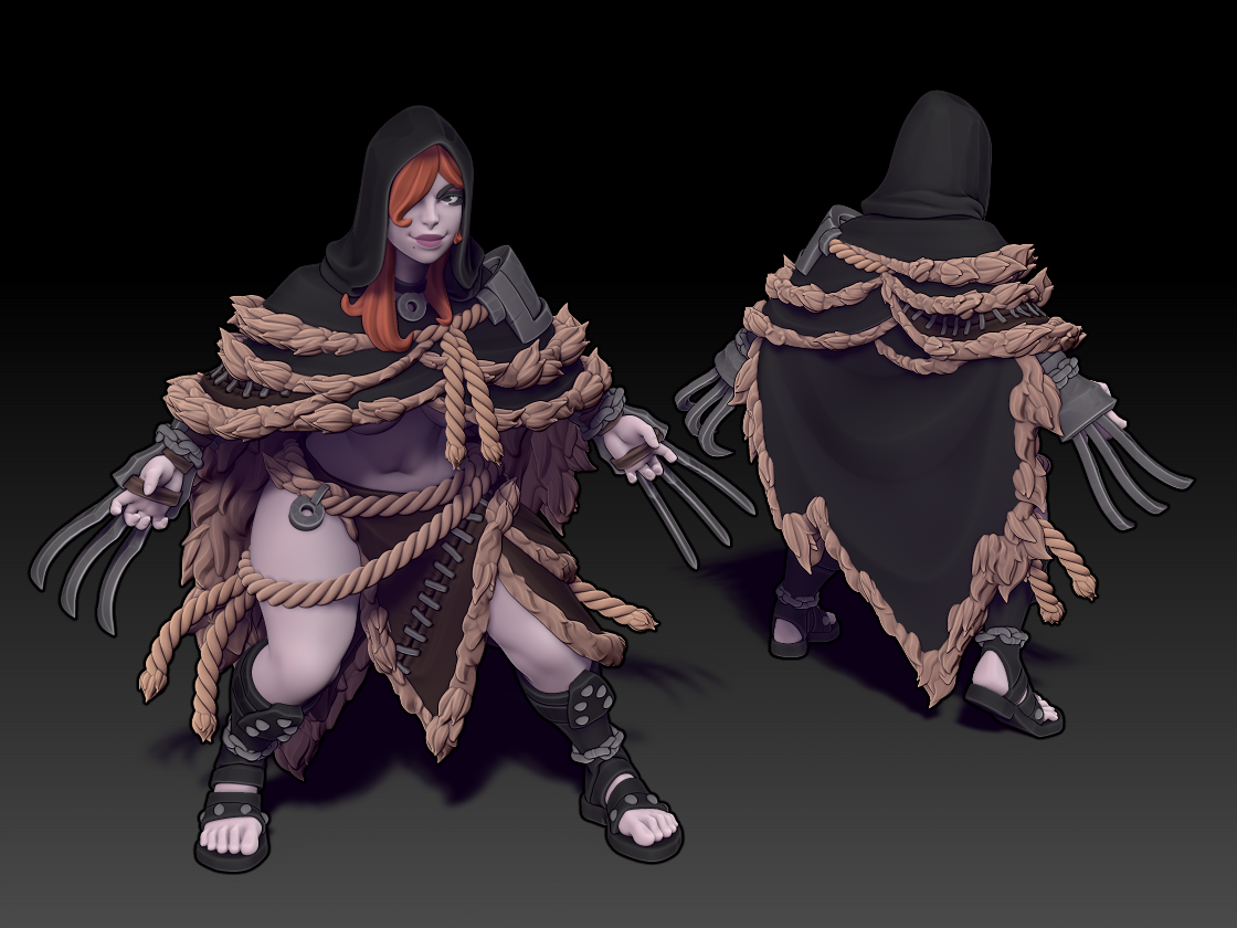 Twin Goddess Miniatures - Lynia Ancient Claw Rogue - Hero Tier 2024 November Release 35mm