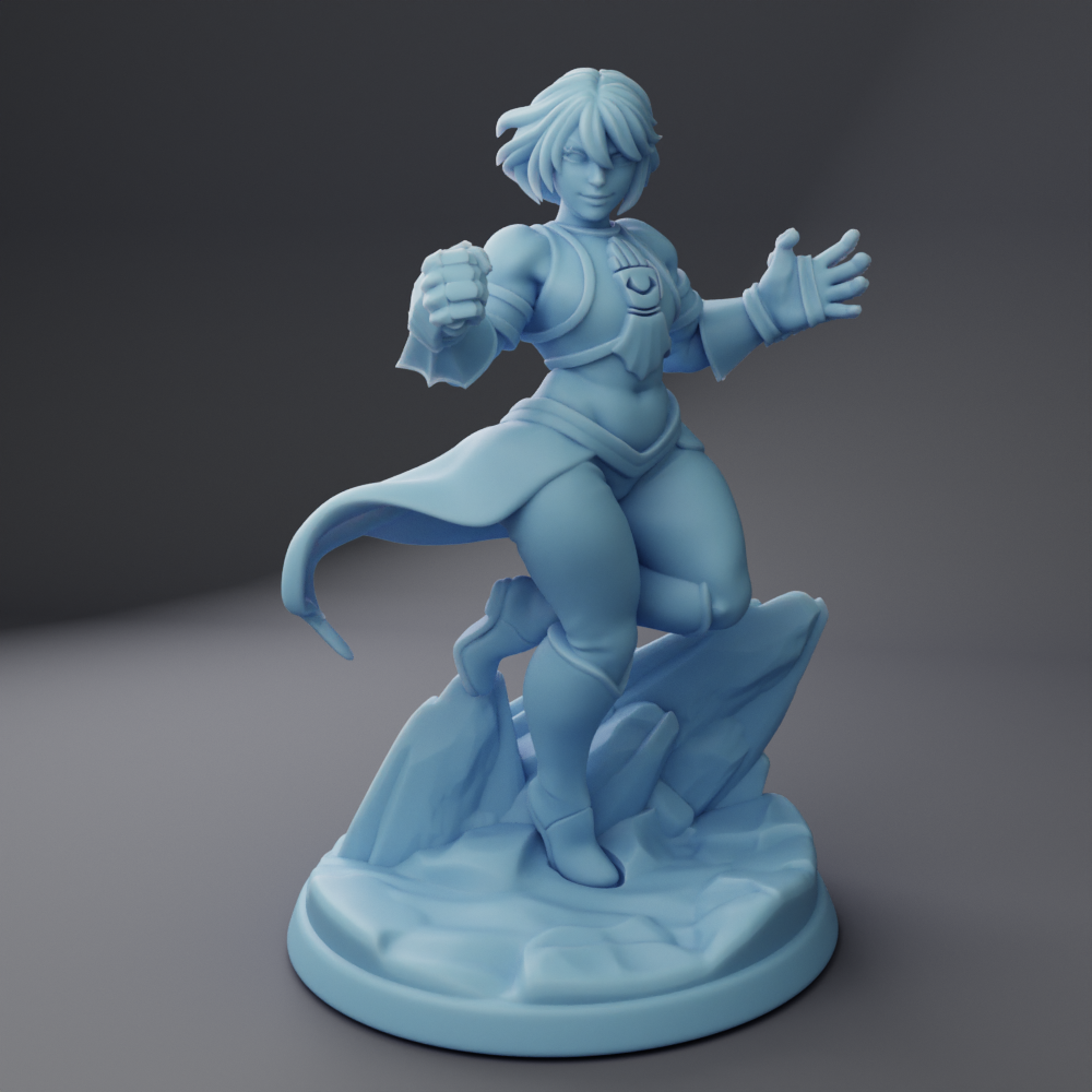Twin Goddess Miniatures - Captain Helm - Superhero 2024 June