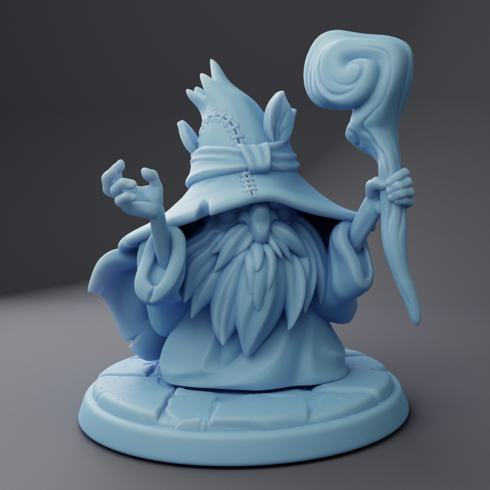 Twin Goddess Miniatures - Hero Tier - Wizard of Forbidden Spells 35mm / 75mm
