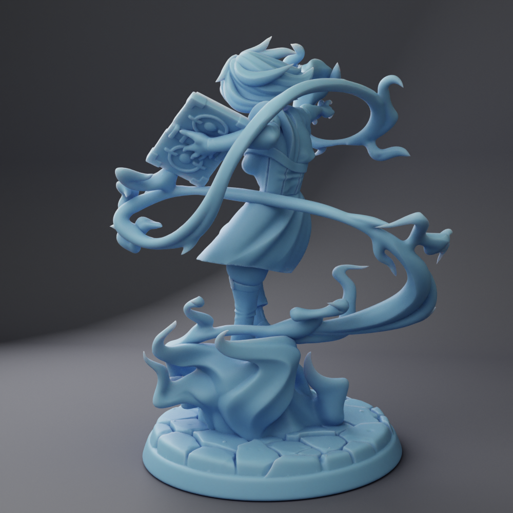 Twin Goddess Miniatures - Ellie the Genasi Mage - Reforged 2024 July