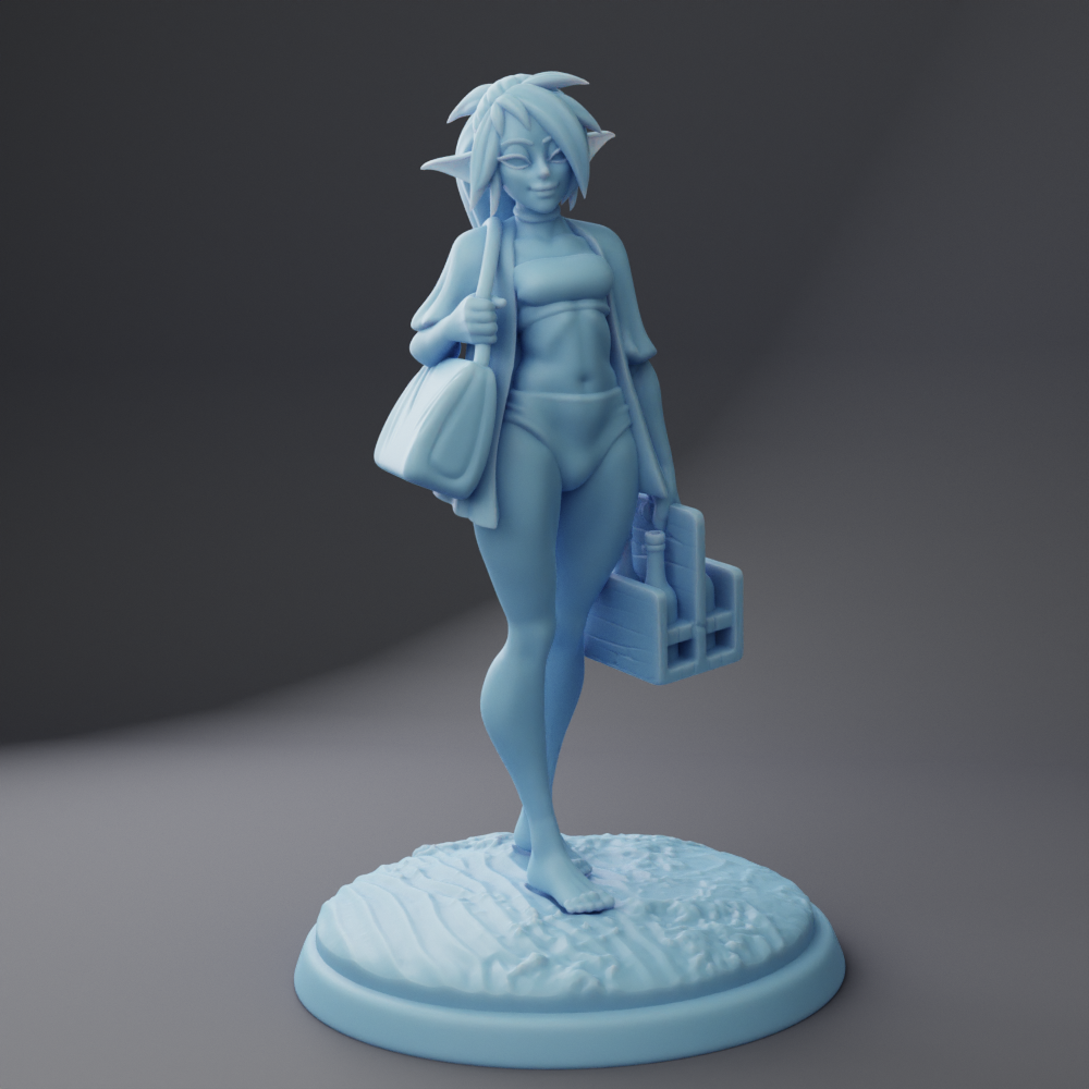Twin Goddess Miniatures - Beach Barb - Beach Week 2 2023 August