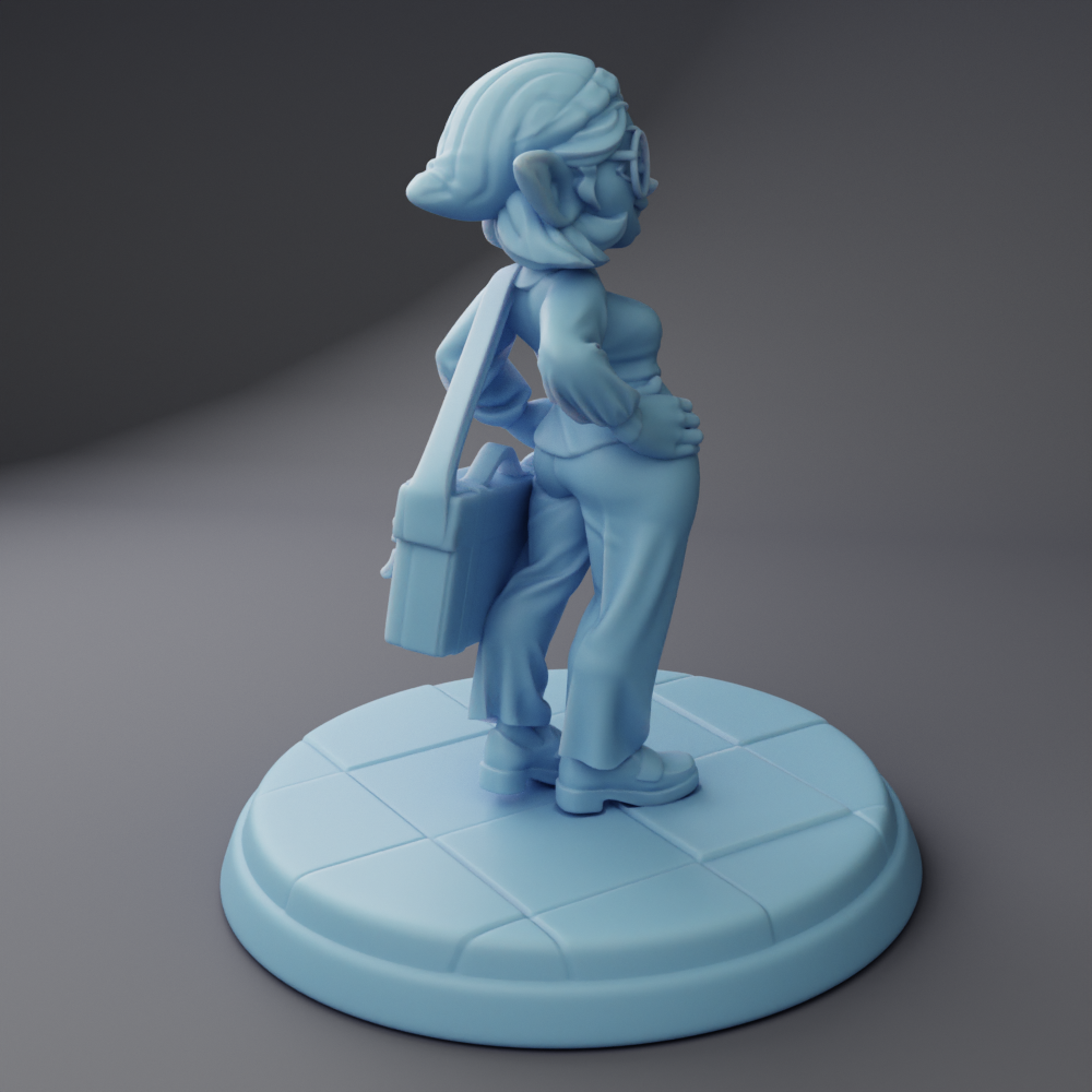 Twin Goddess Miniatures -Goblin Hacker - Fantasy Crime Drama 2024 October Release 35mm