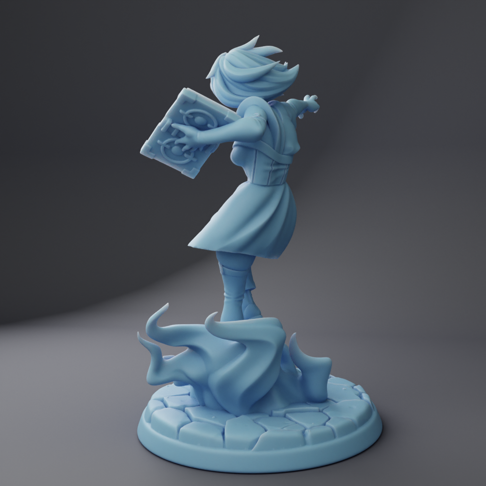 Twin Goddess Miniatures - Ellie the Genasi Mage - Reforged 2024 July