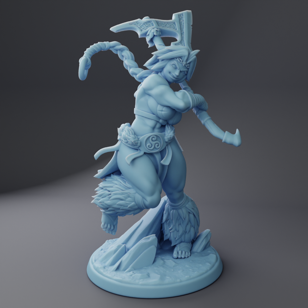 Twin Goddess Miniatures - Millie the Barbarian - Reforged 2024 July