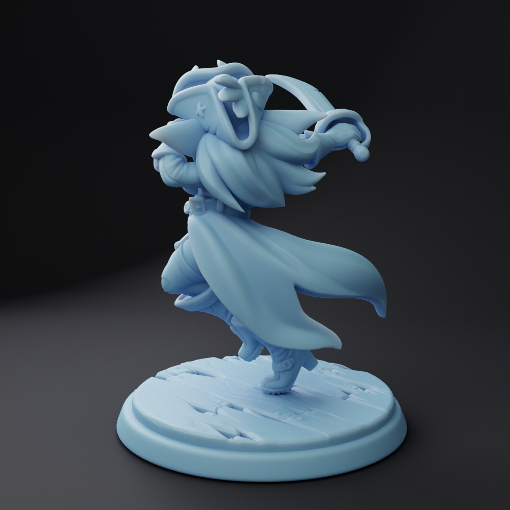 Twin Goddess Miniatures - Bonnie Quarkstealer, Goblin Space Pirate - Starjammer Adventures in Space 2022 August