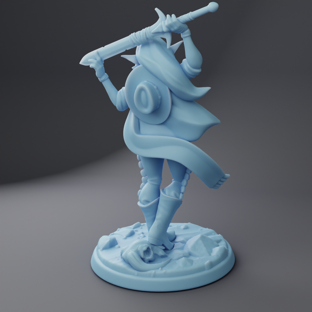 Twin Goddess Miniatures - Jacelyn the Elf Cowgirl - Fantasy Western 2023 June