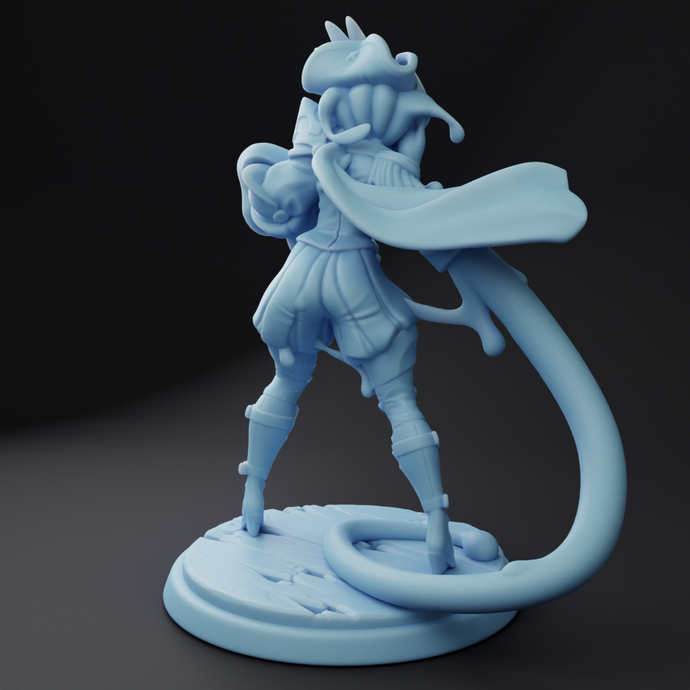 Twin Goddess Miniatures - Lieutenant Jam - Slime Fighter Variant - Starjammer Adventures in Space 2022 August