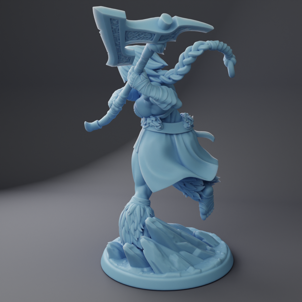 Twin Goddess Miniatures - Millie the Barbarian - Reforged 2024 July