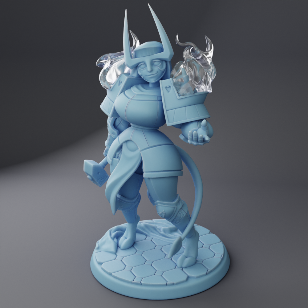 Twin Goddess Miniatures - Dhalia, Tiefling Reforged - 2025 April