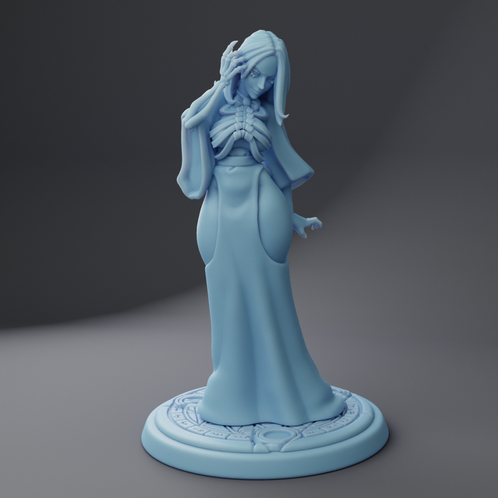 Twin Goddess Miniatures - Umieranie, the Cursed arm necromancer - Necrovember 2023 November