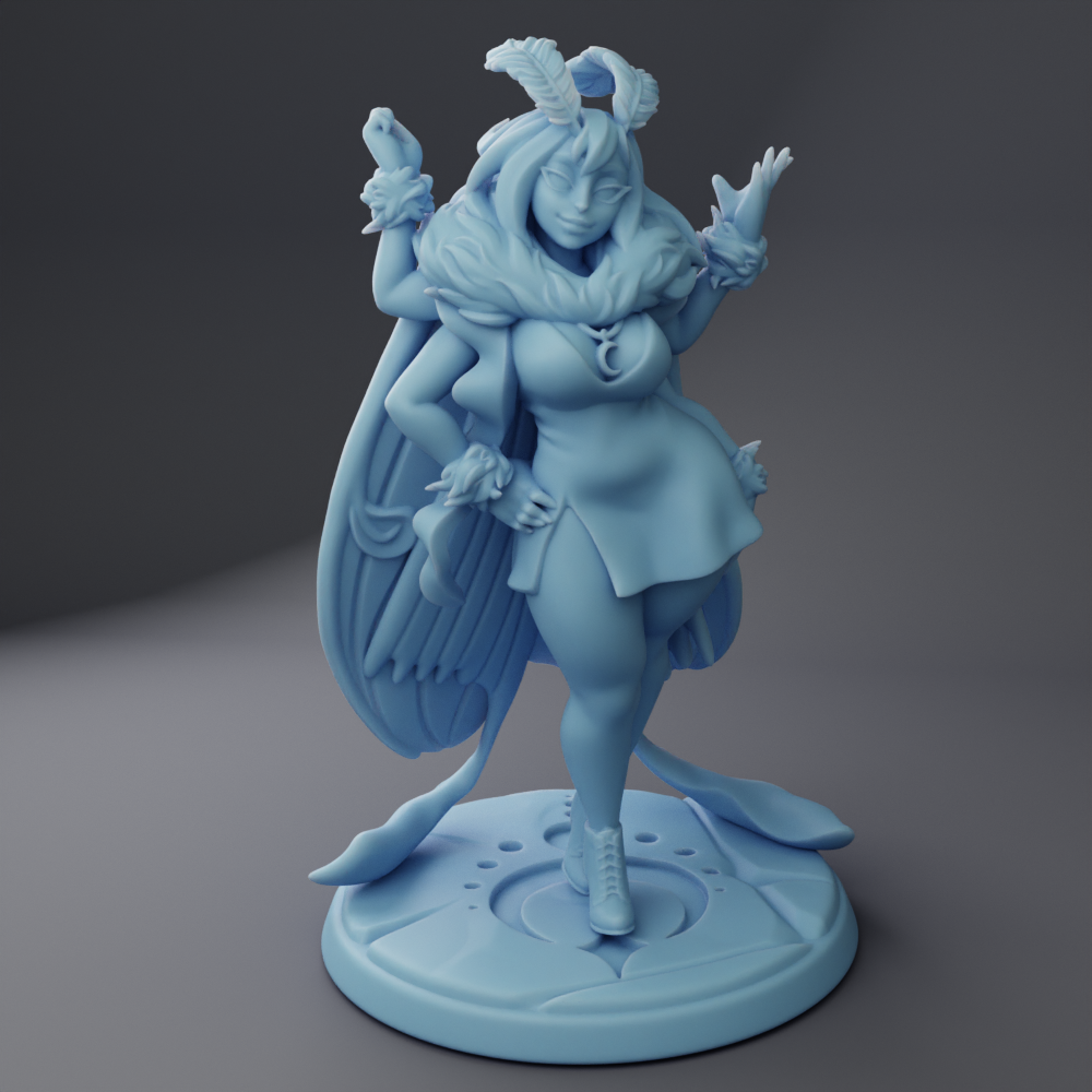 Twin Goddess Miniatures - Lunae, The Moth Lady - Reforged 2024 August