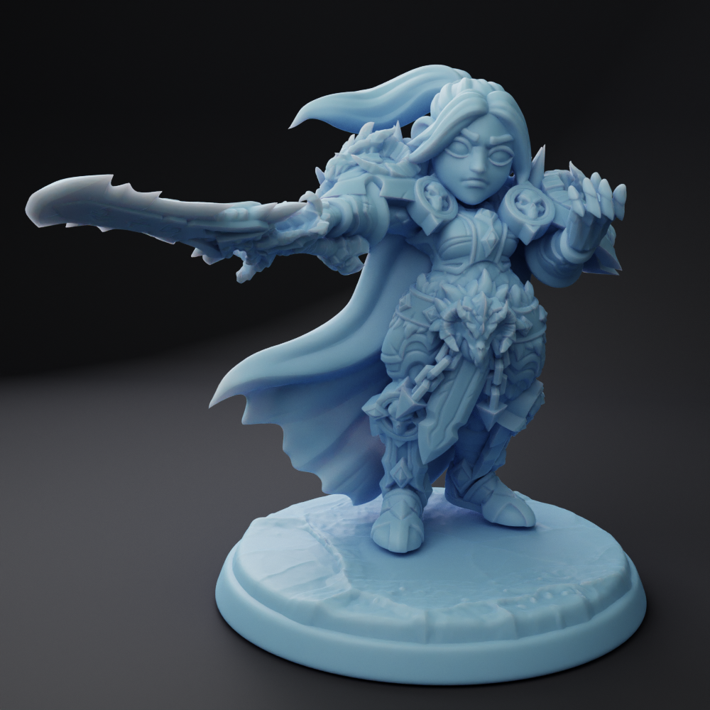 Twin Goddess Miniatures - Runa, the Oathbreaker - Oaken Hollow Heroes 2023 January