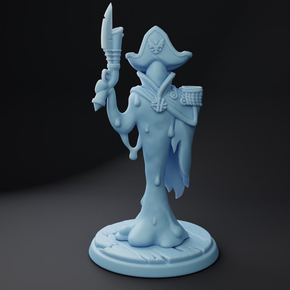 Twin Goddess Miniatures - Plasmoid Captain - Starjammer Adventures in Space 2022 August