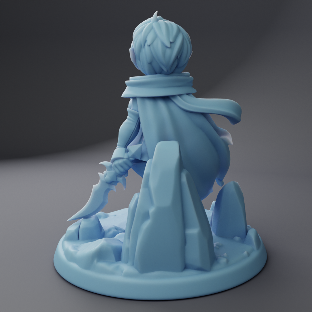 Twin Goddess Miniatures - Rinny the Halfling Rogue - Hero Tier 2024 May