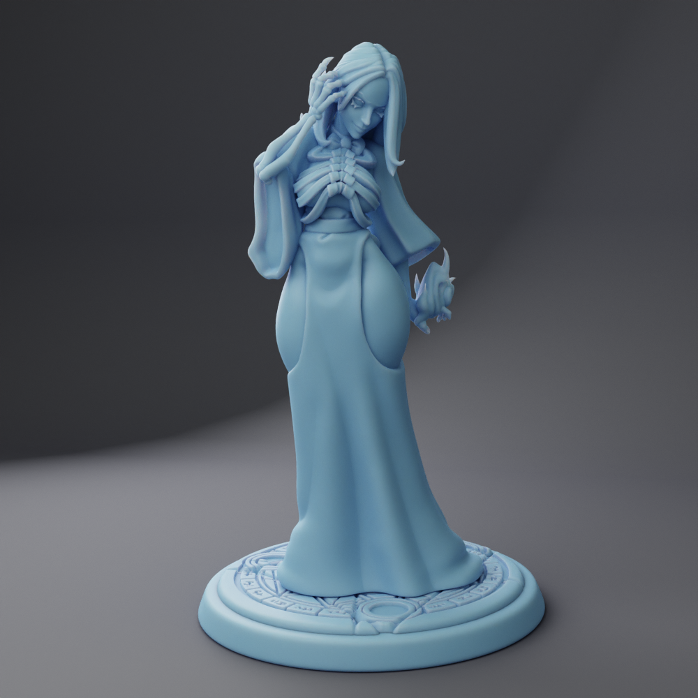 Twin Goddess Miniatures - Umieranie, the Cursed arm necromancer - Necrovember 2023 November