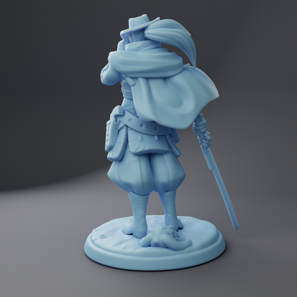 Twin Goddess Miniatures - The Wanderer, Samurai Cowboy - Fantasy Western 2023 June
