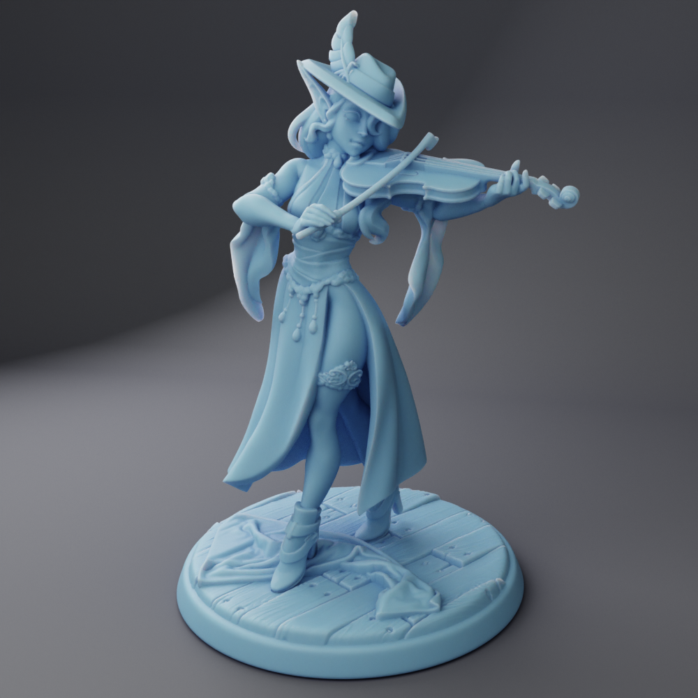 Twin Goddess Miniatures - Silv the Bard - Reforged 2024 July