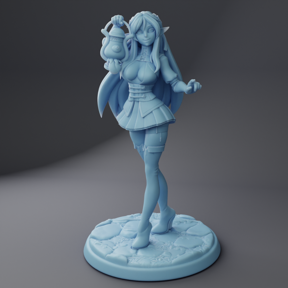 Twin Goddess Miniatures - Ivy the Elf 7.5cm Figure - 2024 December
