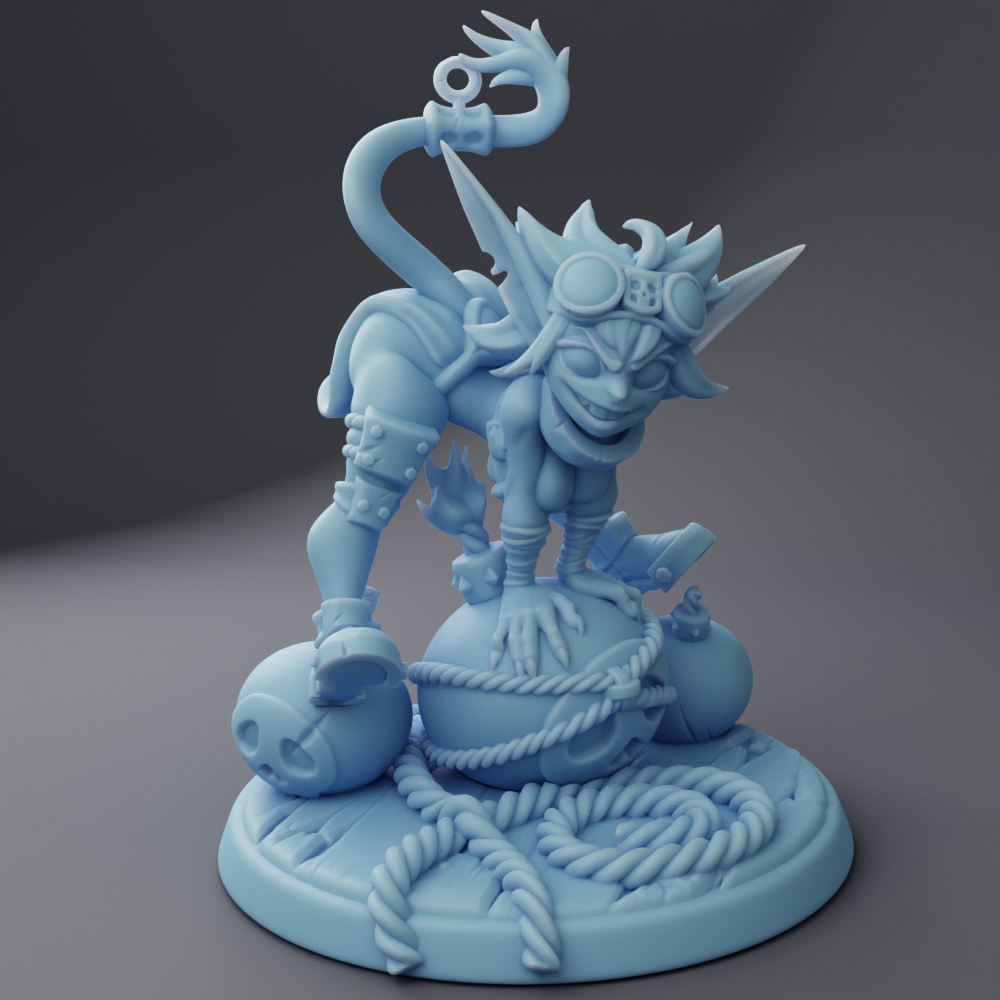 Twin Goddess Miniatures - Bomb Goblin - Goblin Month #2 2023 September
