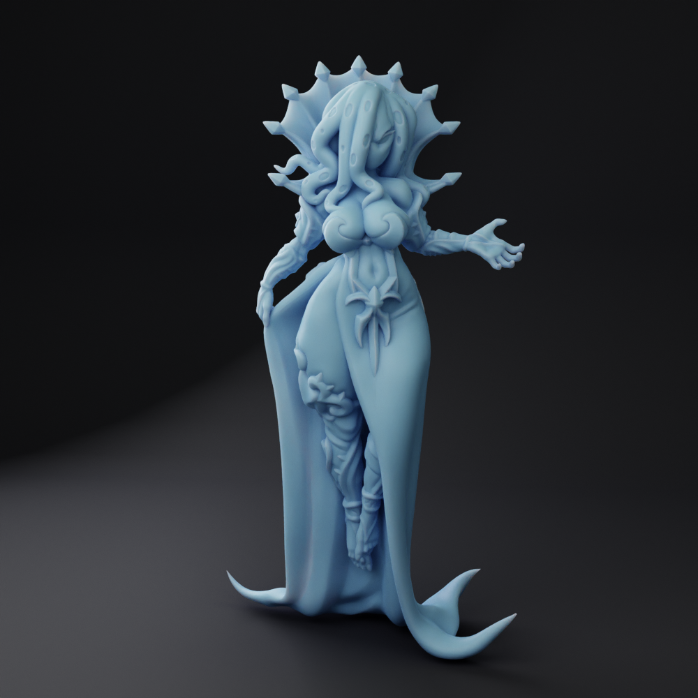 Twin Goddess Miniatures - Flaya, Lilithid Mind Seducer - Starjammer Adventures in Space 2022 August