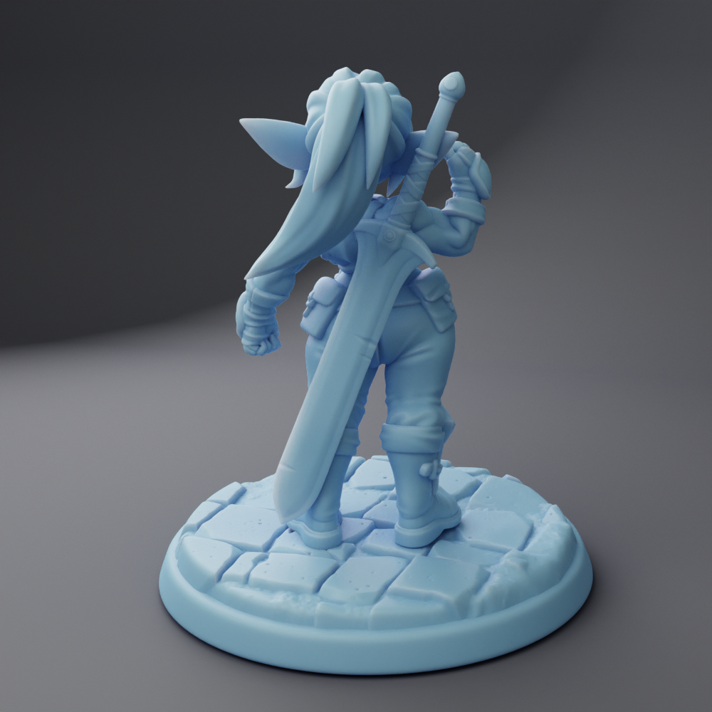 Twin Goddess Miniatures - Blix the Goblin Fighter - Oakenhallow #3 2023 July