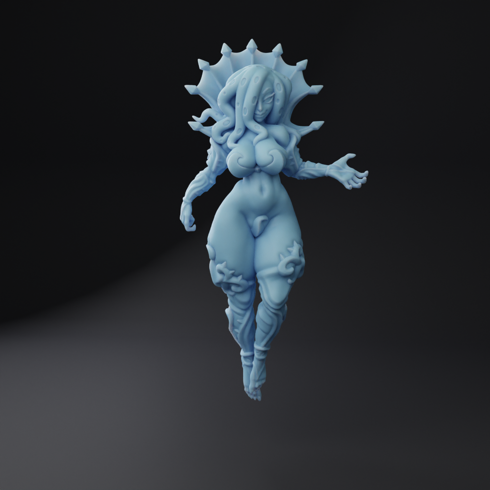 Twin Goddess Miniatures - Flaya, Lilithid Mind Seducer - Starjammer Adventures in Space 2022 August