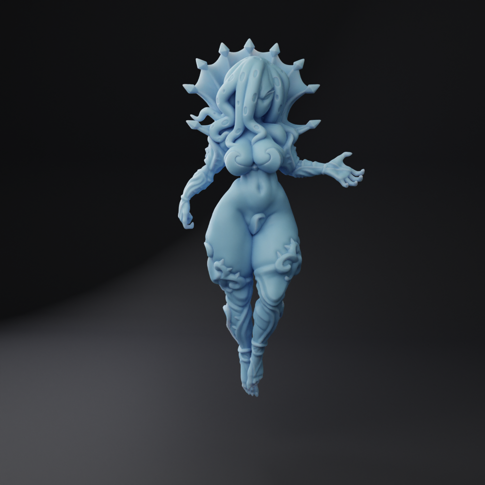 Twin Goddess Miniatures - Flaya, Lilithid Mind Seducer - Starjammer Adventures in Space 2022 August