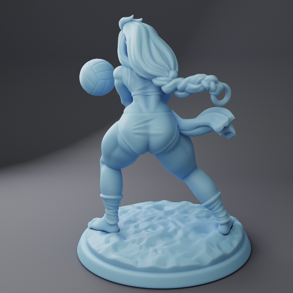 Twin Goddess Miniatures - VolleyBall Diorama - Beach Week 2 2023 August