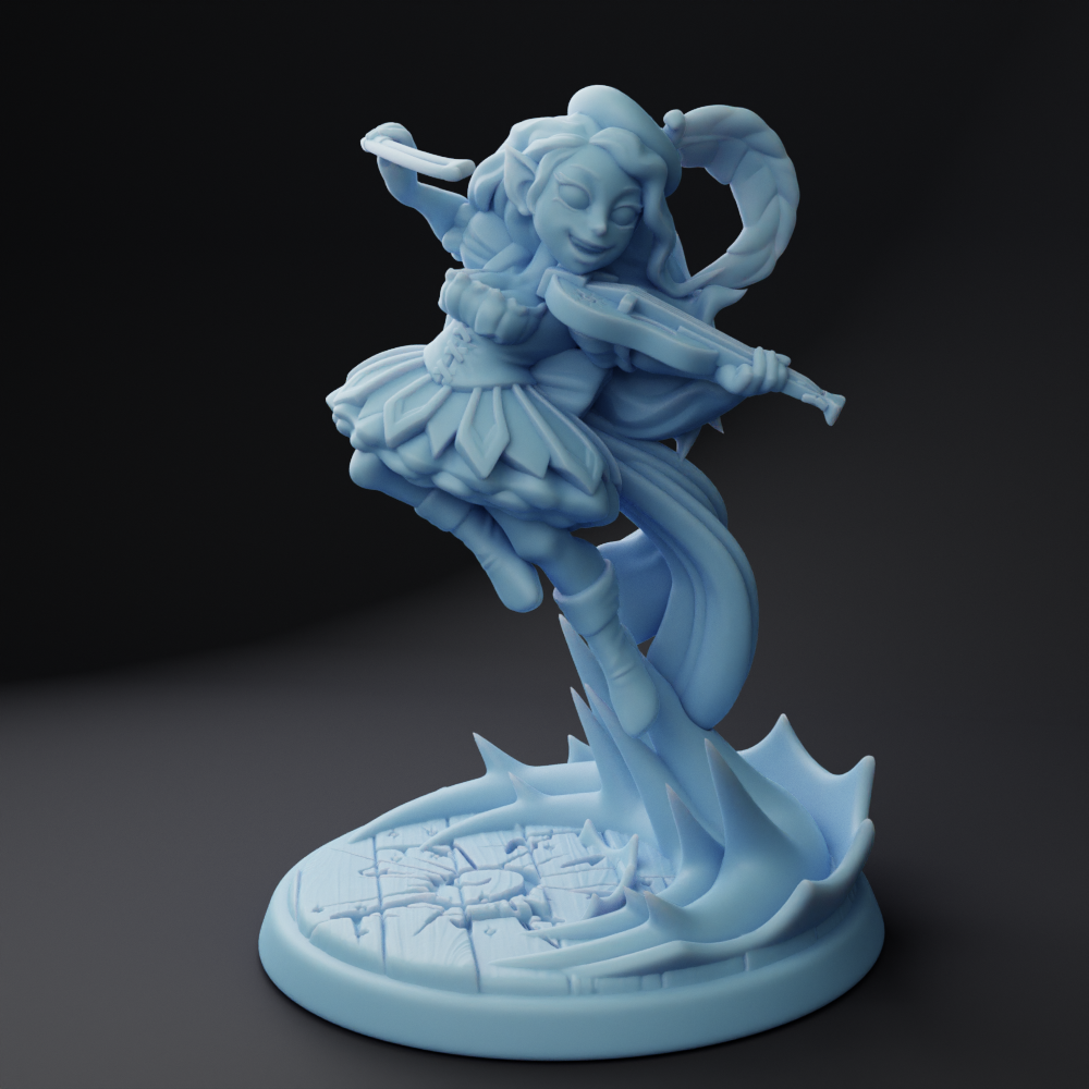 Twin Goddess Miniatures - Mya, the Halfling Bard - Addittional Adventurers 2023 February