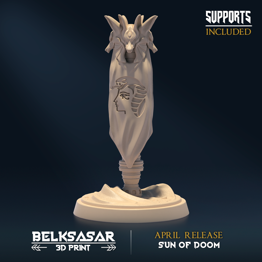 Belksasar - Doom Sun Banner - Sun of Doom 2023 April