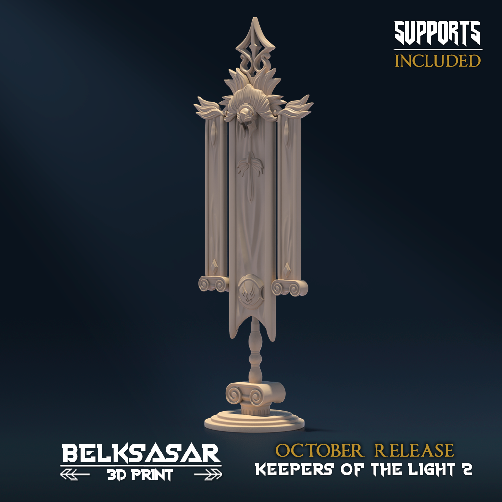 Belksasar - Banner 8cm, Terrain - Keepers of the Light Vol. 2 2022 October