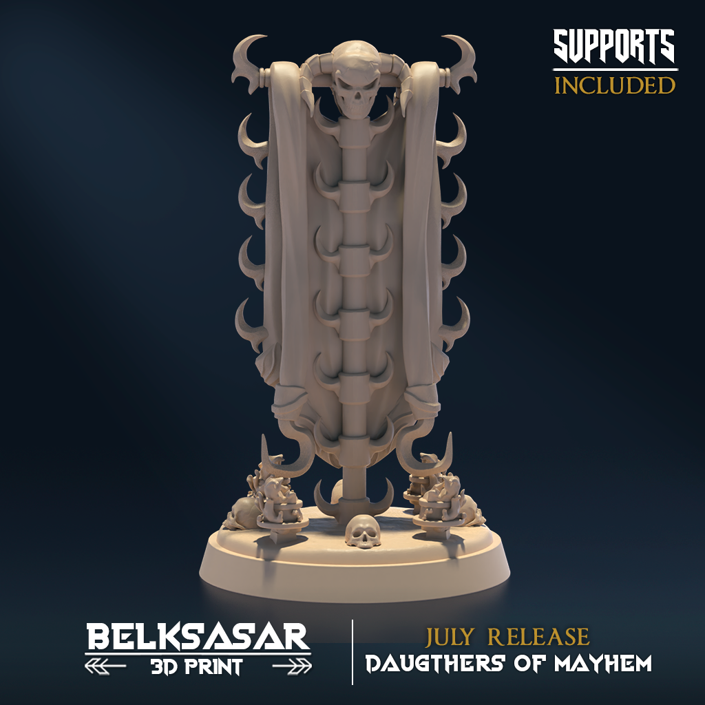 Belksasar - Daugthers of Mayhem Banner - Daugthers of Mayhem 2023 July