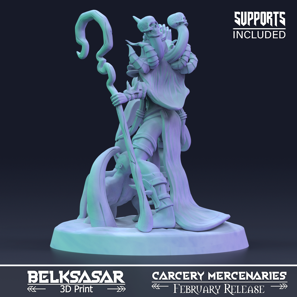 Belksasar - Saphara Half Orc Necromancer - Carcery Mercenaries 2022 February