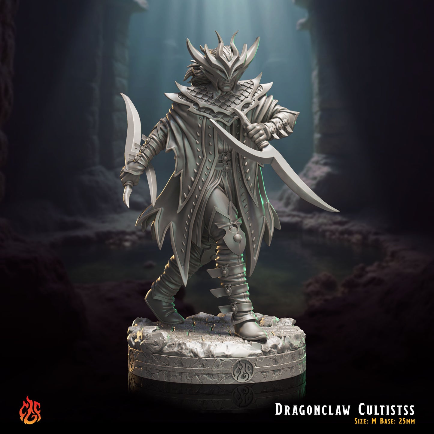 Crippled God Foundry - Dragonclaw Cultist A - Cult of the Dragon 2025 June