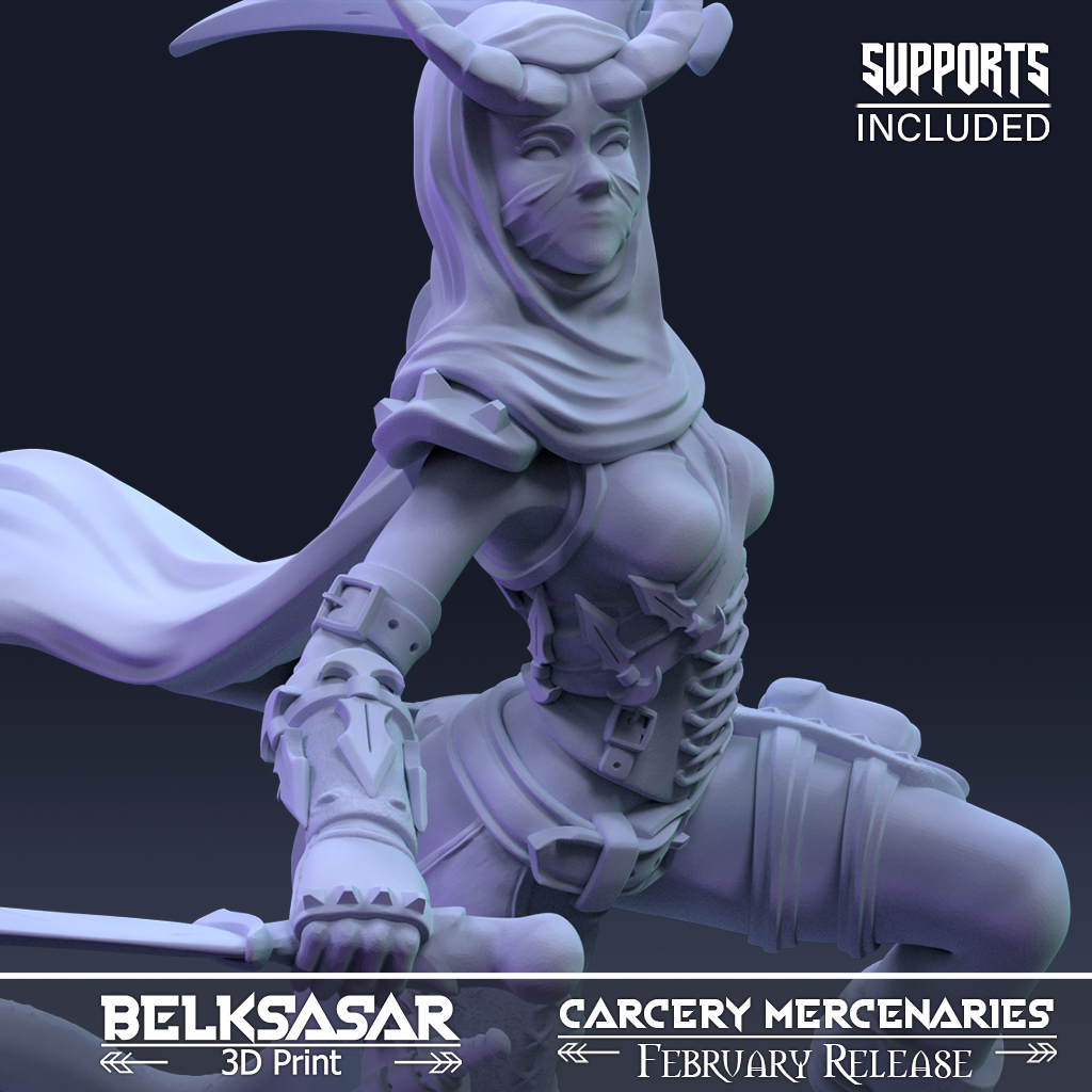 Belksasar - Dahlia Stinger Tiefling - Carcery Mercenaries 2022 February