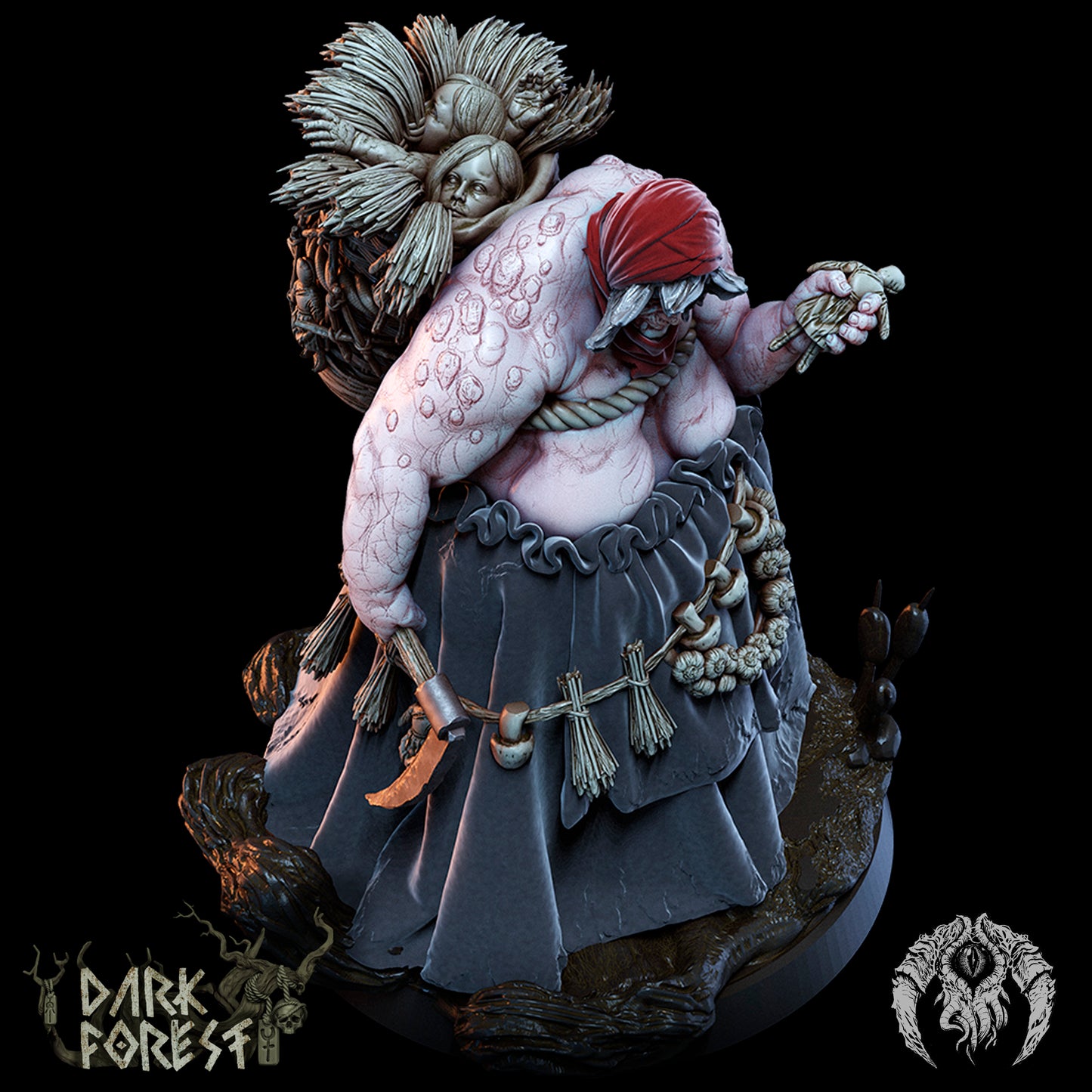 Bestiarum miniatures - Village Hag - Dark Forest 2023 May