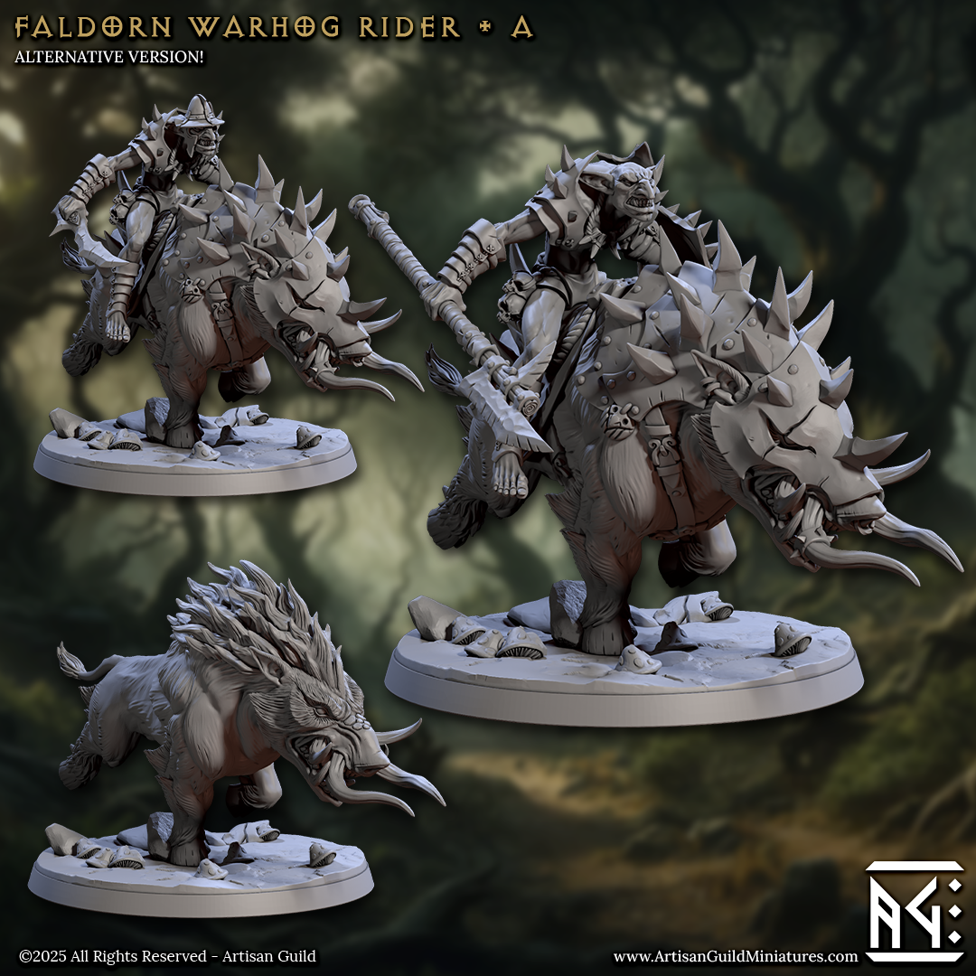 Artisan Guild - Faldorn Hobgoblin Warhog Rider A - Faldorn Hobgoblins 2025 January