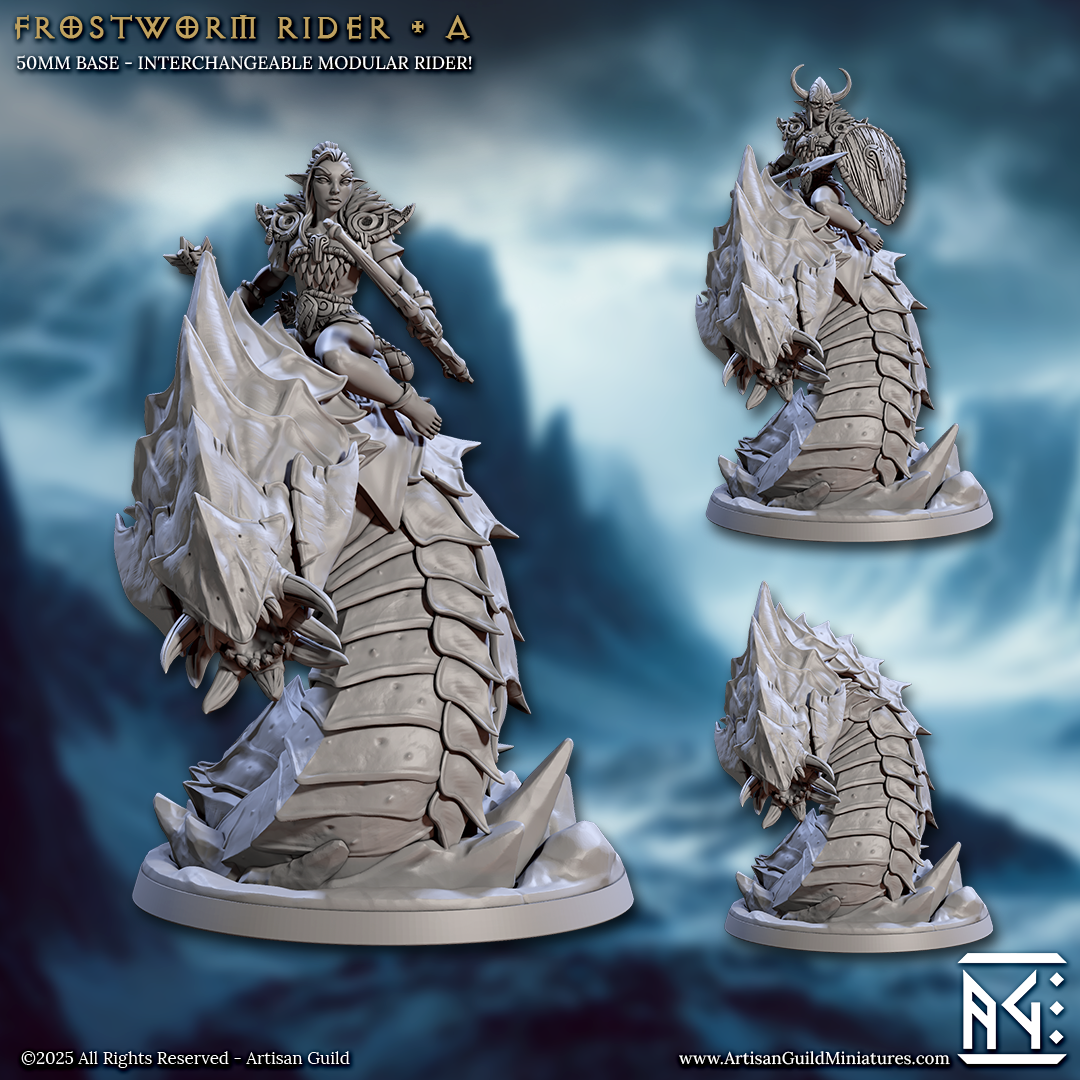 Artisan Guild - Frostworms Cavalry A - Frost Alfar of Skutagaard 2025 September