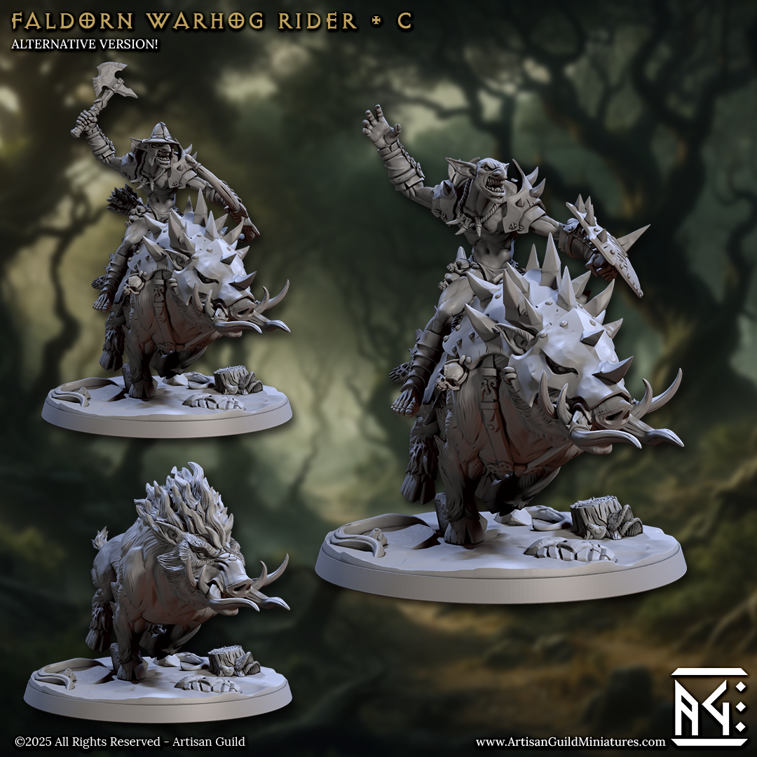 Artisan Guild - Faldorn Hobgoblin Warhog Rider C - Faldorn Hobgoblins 2025 January