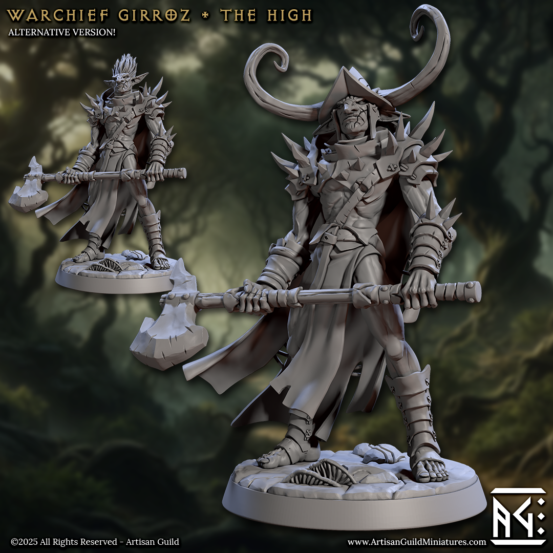 Artisan Guild - Hobgoblin Warchief Girroz, The High - Faldorn Hobgoblins 2025 January