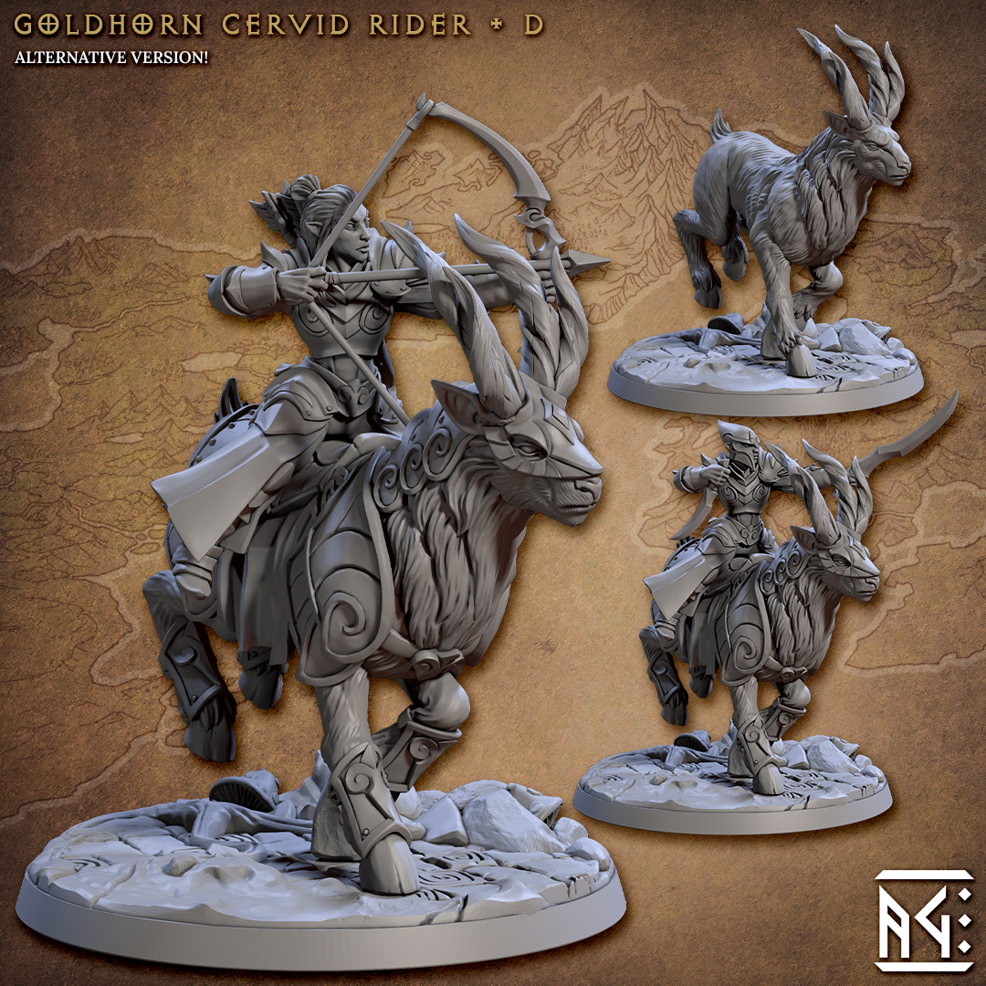 Artisan Guild - Goldhorn Cervid Rider D - Noble Alfar 2023 November