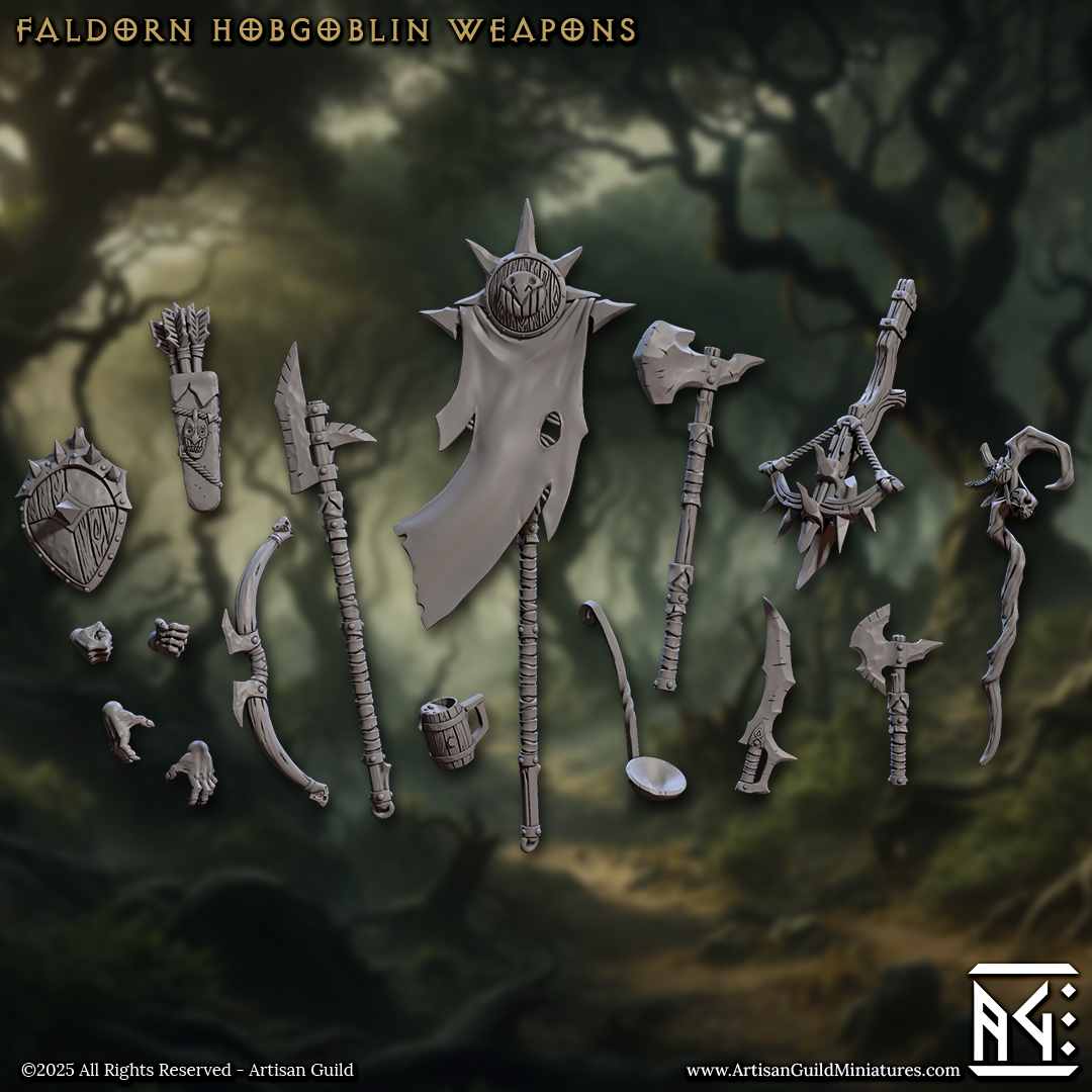 Artisan Guild - Stand Alone Weapons - Faldorn Hobgoblins 2025 January