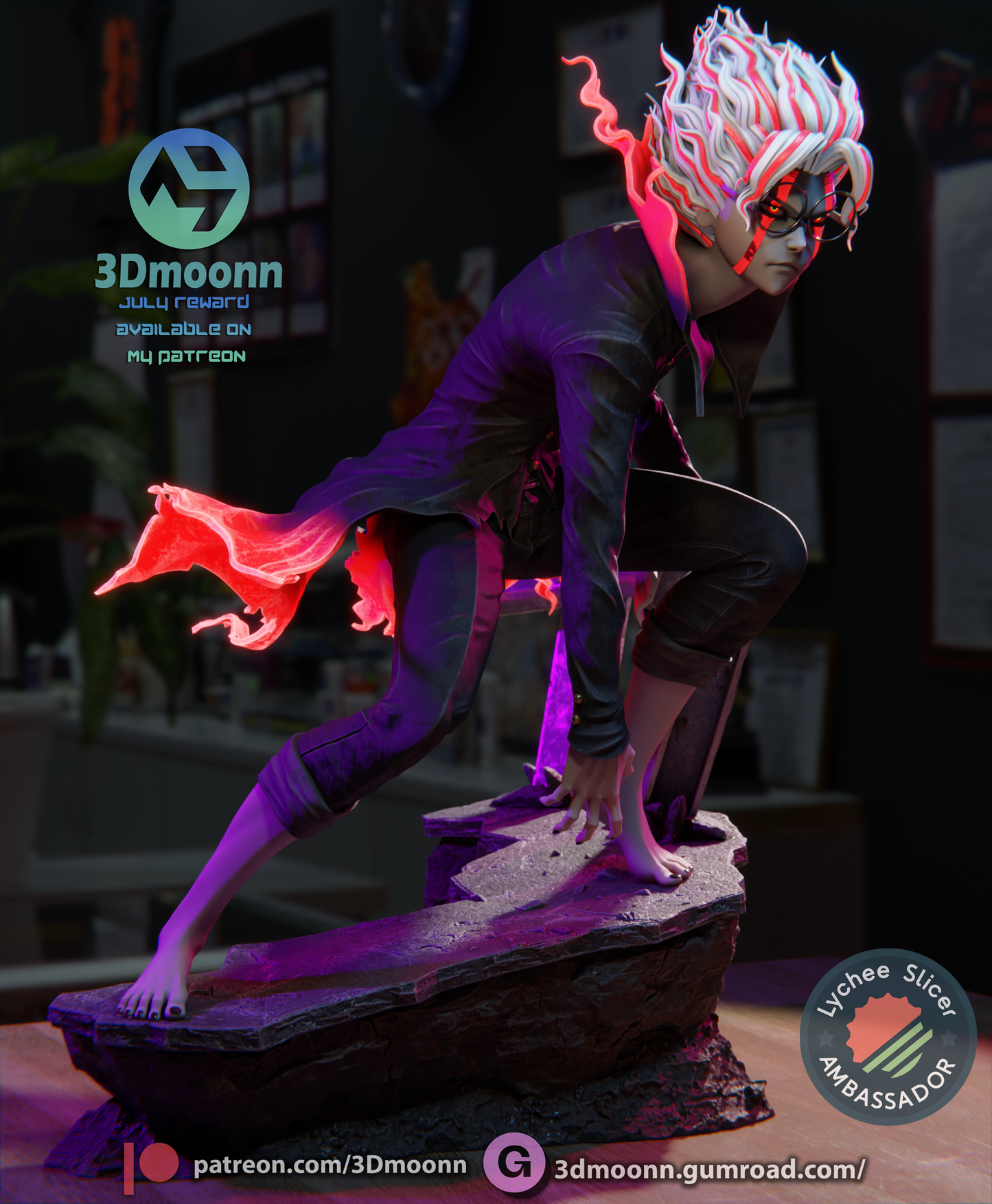 3D Moonn - Okarun, Dandadan - 2025 July