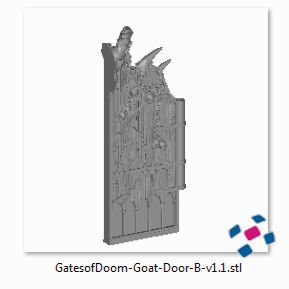 Printable Scenery - Gates of Doom - Demons Terrain