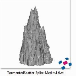 Printable Scenery - Tormented Scater - Demons Terrain