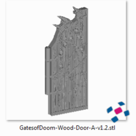 Printable Scenery - Gates of Doom - Demons Terrain